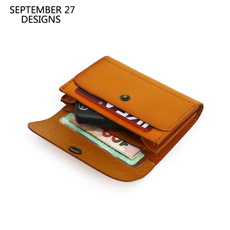 Leather Wallet Men - Thời Trang Mới Mini Eo Túi
