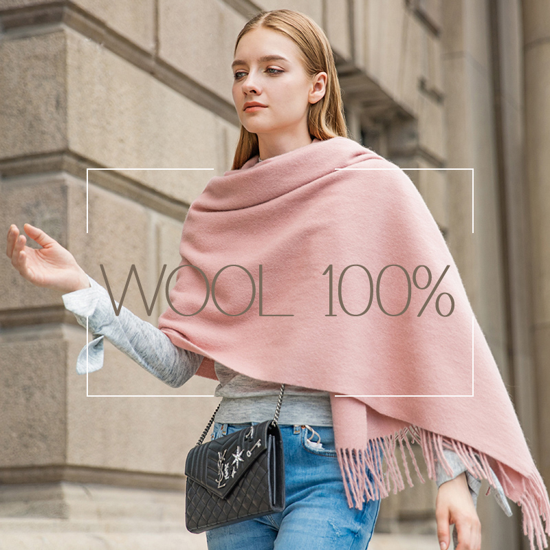 Cashmere Scarf - LEN MÙA ĐÔNG Khăn Choàng Nữ
