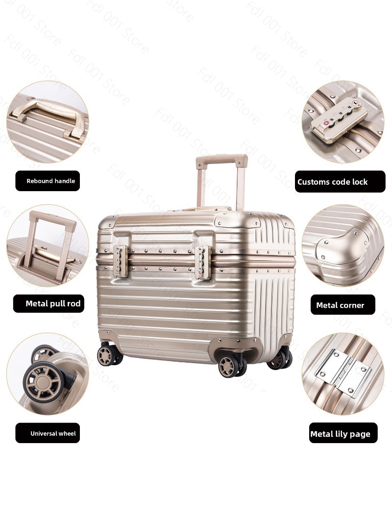 Upper flip cover aluminum fram - đánh giá và giá Travel Luggage Set