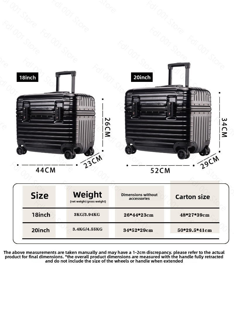Upper flip cover aluminum fram - đánh giá và giá Travel Luggage Set
