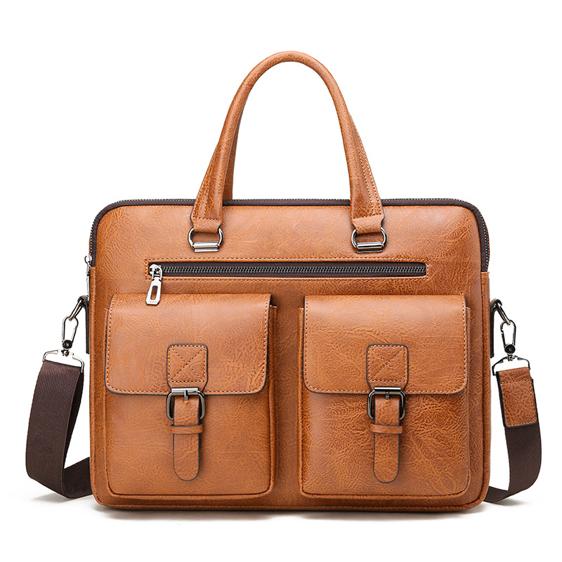 Luxury Brand Man Business Brie - đánh giá và giá Leather Briefcase