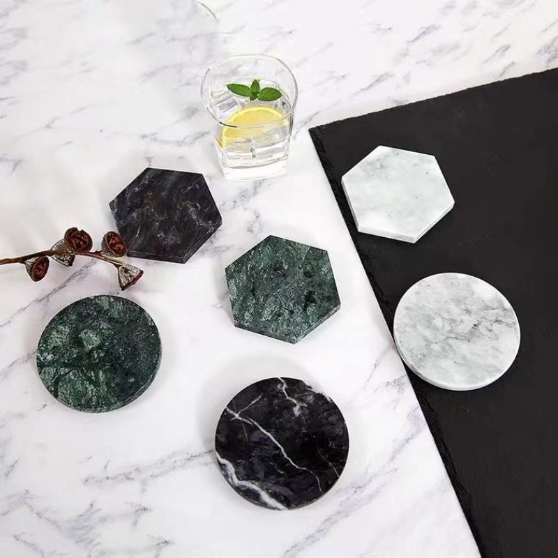 1PCS Marble Coasters Round Ant - đánh giá và giá Marble Coaster Set