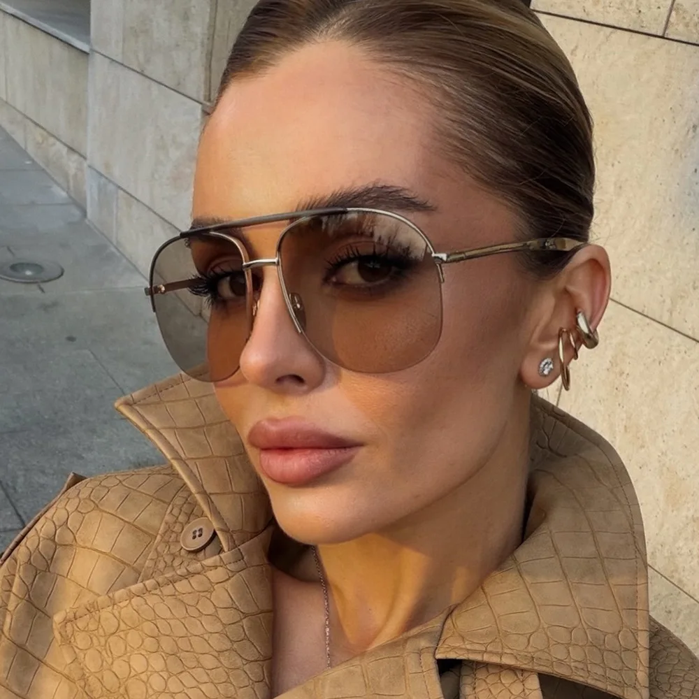 Unisex Oversized Pilot Sunglas - đánh giá và giá Sunglasses Uv400