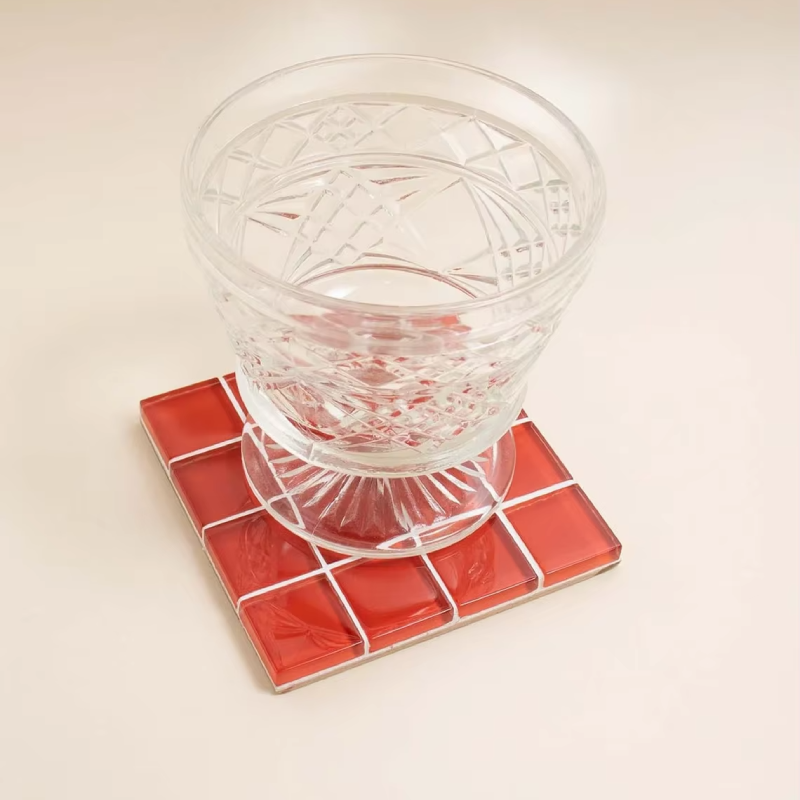 3 in 1 Colorful Mosaic Glass S - đánh giá và giá Marble Coaster Set