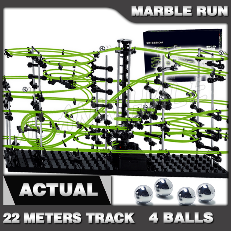 2200cm Rail Level 4 Marble Run - đánh giá và giá Marble Coaster Set
