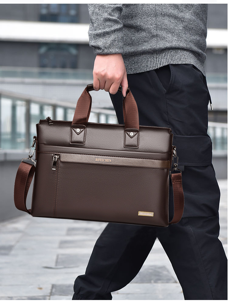 2026 New Luxury Brand Man Hand - đánh giá và giá Leather Briefcase