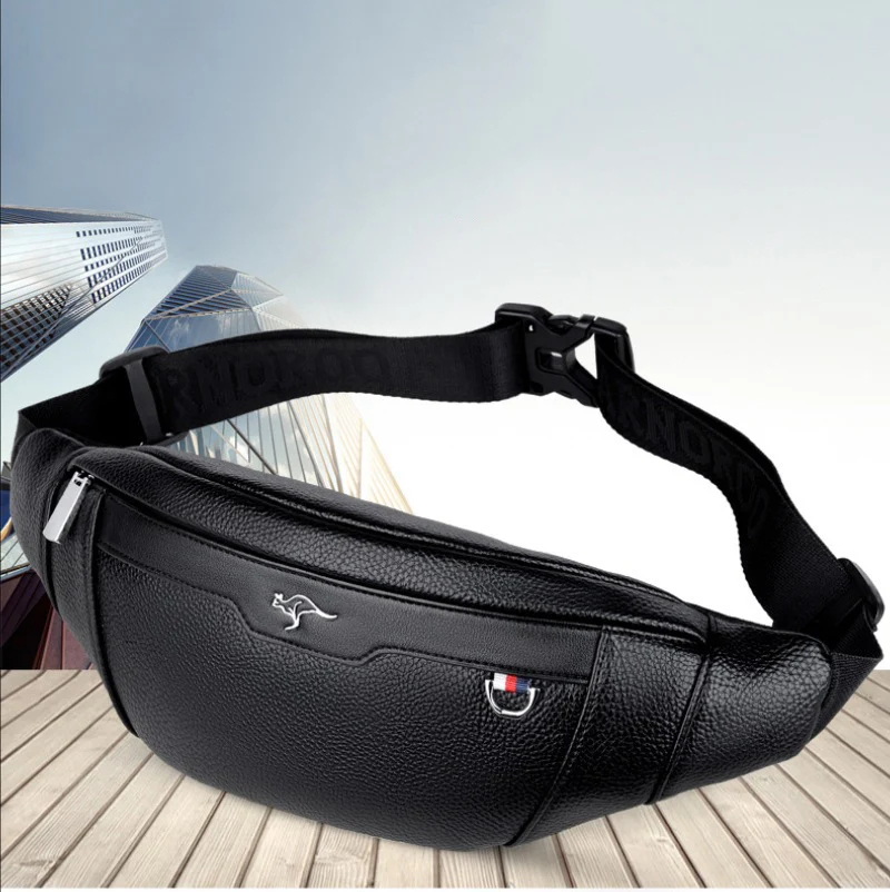 Business Leather Waist Bag Mul - đánh giá và giá Leather Wallet Men