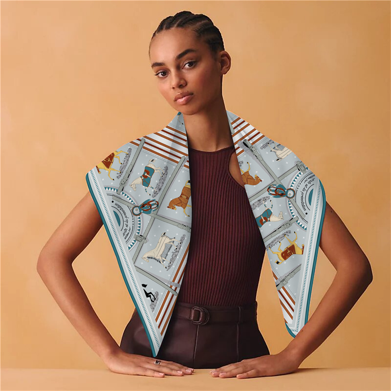 90CM Fashion Printed Cashmere  - đánh giá và giá Cashmere Scarf