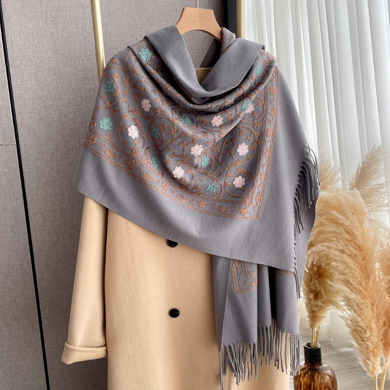 2025 New Embroidery Cashmere S - đánh giá và giá Cashmere Scarf