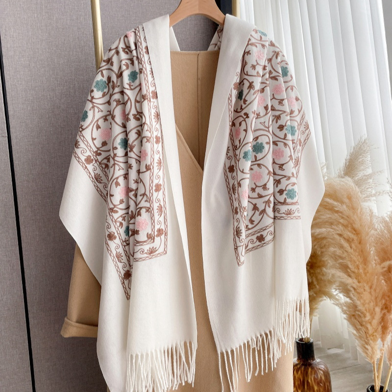 2025 New Embroidery Cashmere S - đánh giá và giá Cashmere Scarf