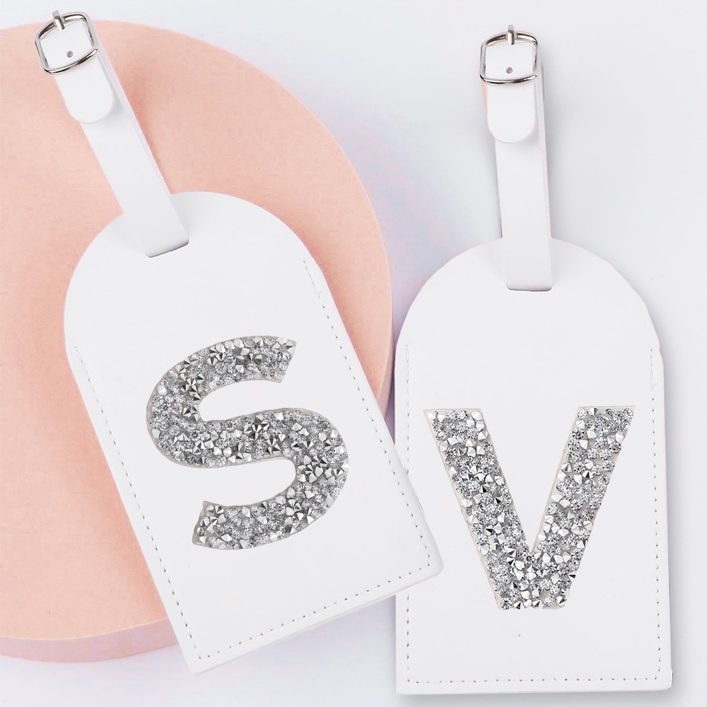 A-Z Rhinestone Monogram Leathe - đánh giá và giá Travel Luggage Set
