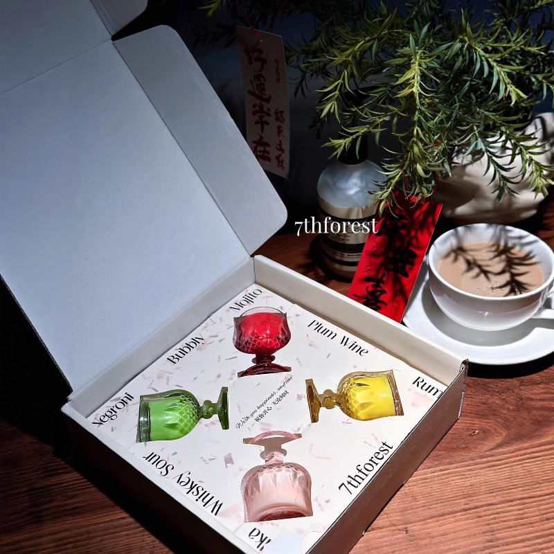 Scented Candle Gift Set Wine G - đánh giá và giá Luxury Gift Set