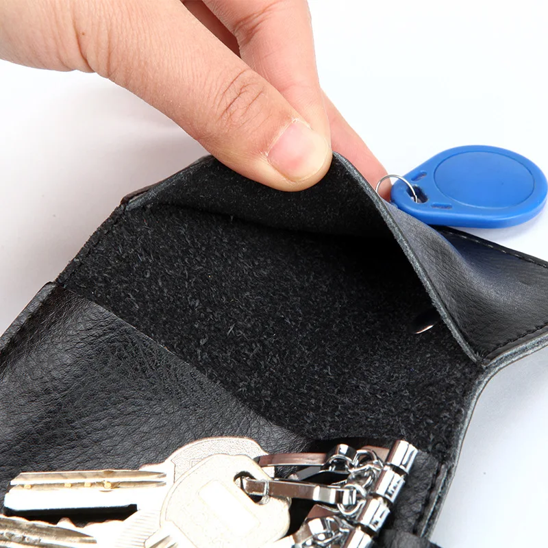 Genuine Leather Keychain Men K - đánh giá và giá Leather Wallet Men
