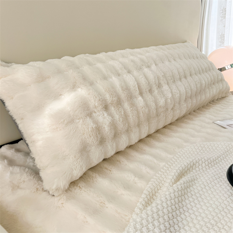 1pc solid-color plush pillow l - đánh giá và giá Silk Pillowcase