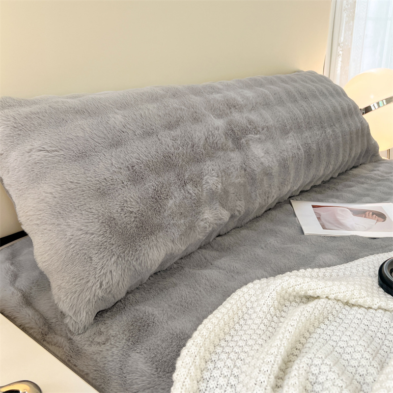 1pc solid-color plush pillow l - đánh giá và giá Silk Pillowcase